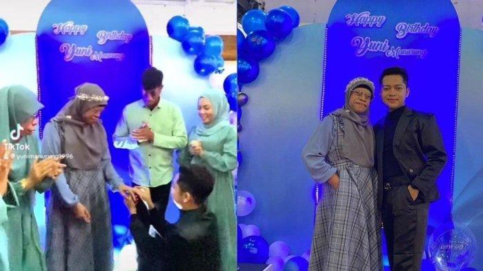 Potret lamaran Yuni Manurung dan Abdul Rasyid