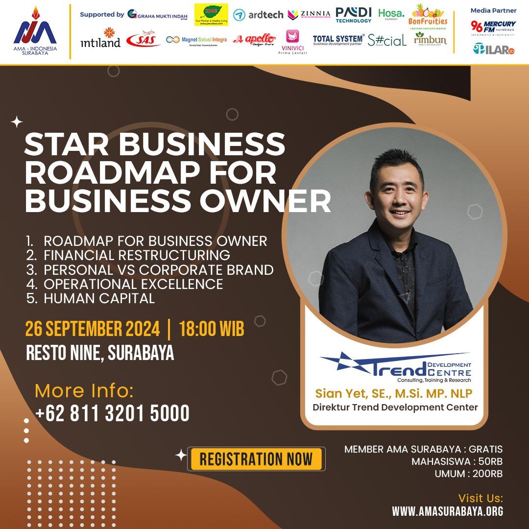 Sian Yet, SE., M.Si., MP. NLP., CODP., yang juga menjabat sebagai Direktur Trend Development Center menjadi narasumber pada seminar bertajuk