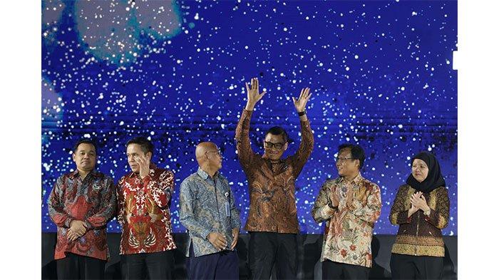 BUMN Corporate Communications and Sustainability Summit (BCOMSS) 2024 yang diselenggarakan di Lapangan Tennis Indoor Senayan, Kamis (7/3) malam.