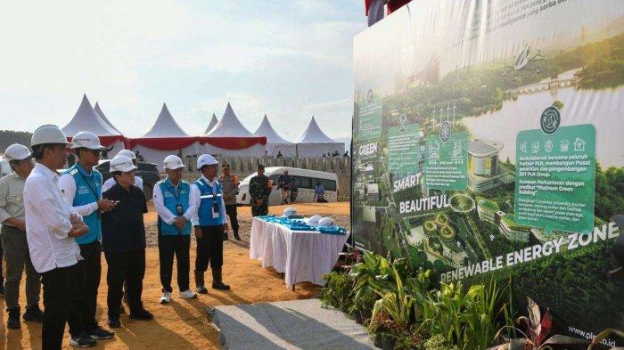 Hadirkan 100 % Energi Bersih, Presiden Jokowi Groundbreaking Pembangunan PLTS PLN 50 MW di IKN Nusantara