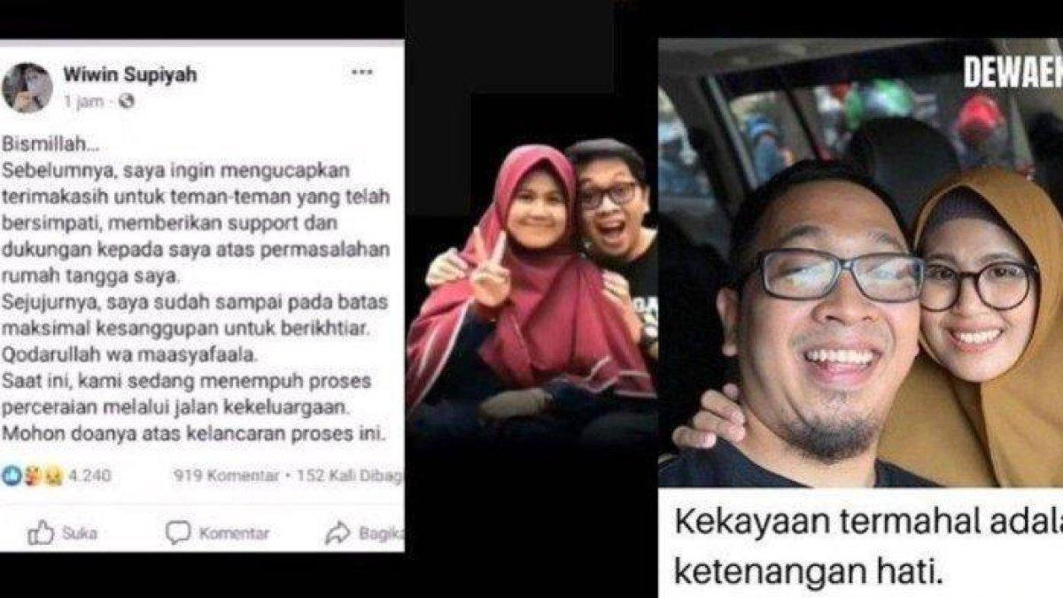 Motivator Dewa Eka Prayoga dan Wiwin Supiyah resmi bercerai.