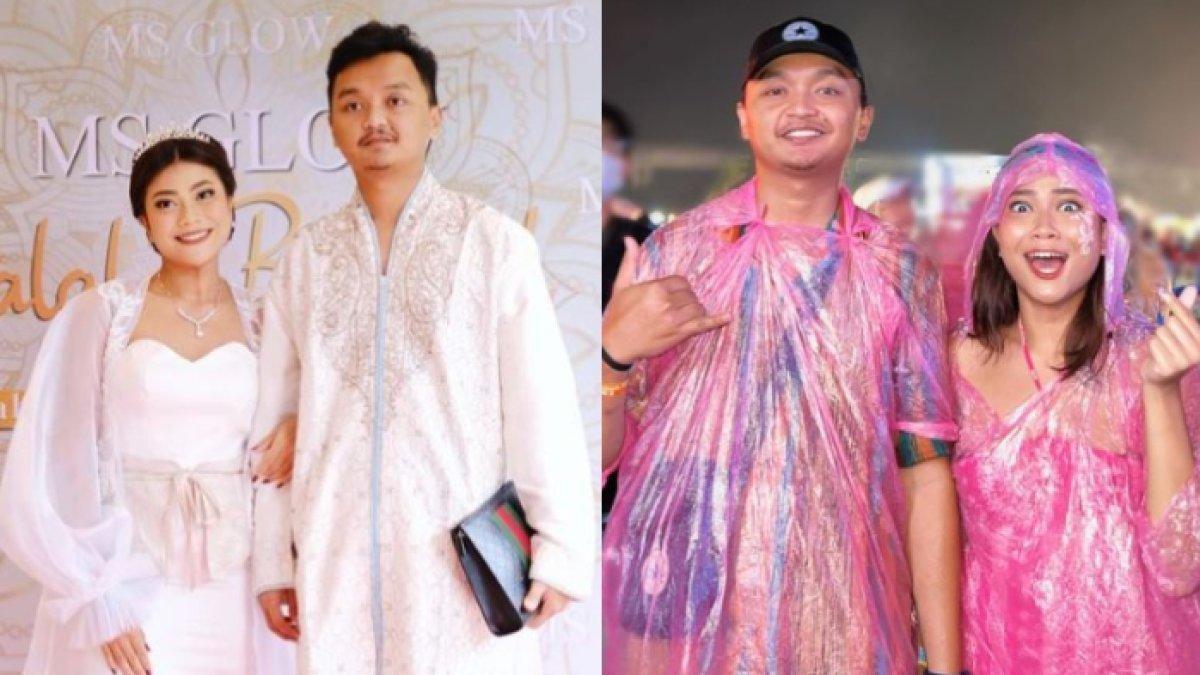 POTRET Hanum Mega dan suami.