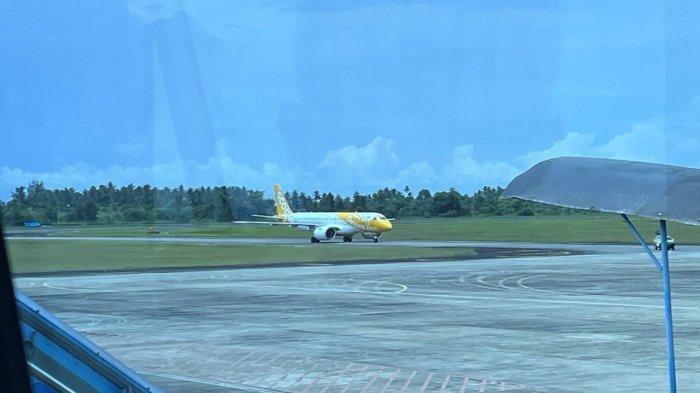 Armada penerbangan dari maskapai Scoot baru saja mendarat di Bandara Internasional Minangkabau (BIM) Padang Pariaman Provinsi Sumatera Barat (Sumbar), Senin (6/1/2025) siang.