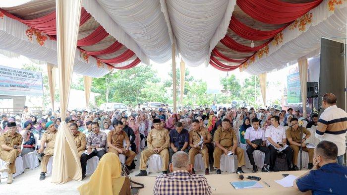 Sosialisasi Perda No 4 Tahun 2020 Tentang Penyelenggaraan Perlindungan Lahan Pertanian Pangan Berkelanjutan.