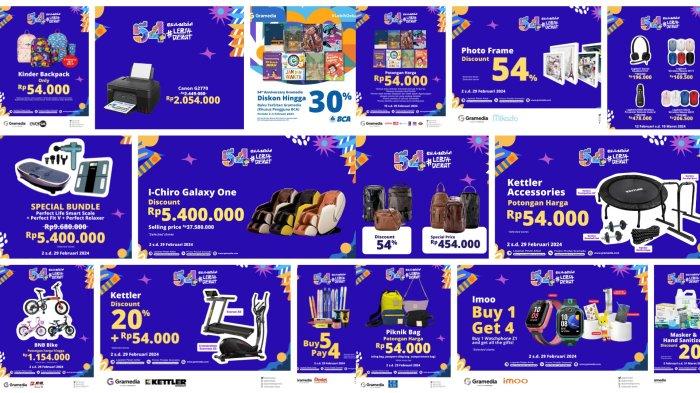 Dalam rangka memperingati momen ulang tahunnya yang ke-54, Gramedia mengusung tema