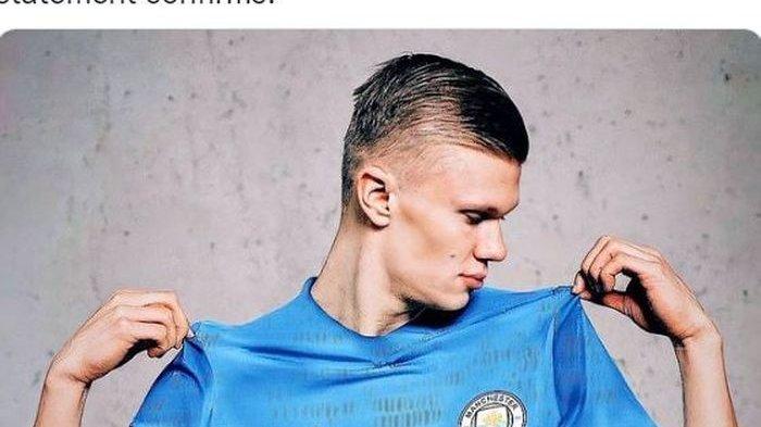 Erling Haaland resmi menjadi striker baru Manchester City.