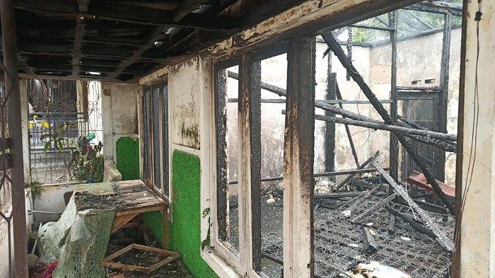 Kondisi rumah Rosi pasca kebakaran, Selasa (7/11/2023).