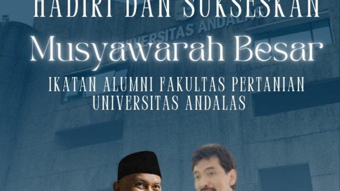 Ikatan Keluarga Alumni atau IKA Fakultas Pertanian Universitas Andalas (FP UA) menyelenggarakan musyawarah besar (Mubes) Ke-70 pada Sabtu, (30/11/2024).
