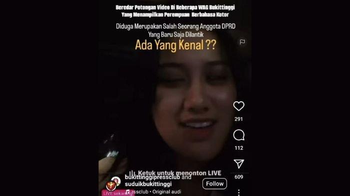 tangkapan layar postingan instagram @bukittinggipressclub dan @suduikbukittinggi.