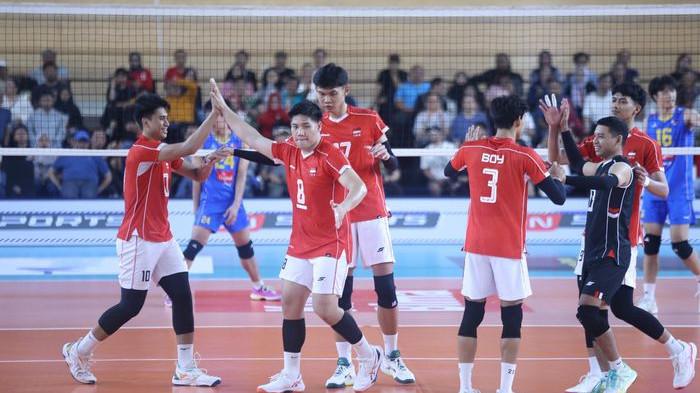 Timnas voli putra Indonesia fokus perbaiki servis jelang lawan Vietnam pada SEA V League 2025 leg kedua, Kamis (17/7/2025).