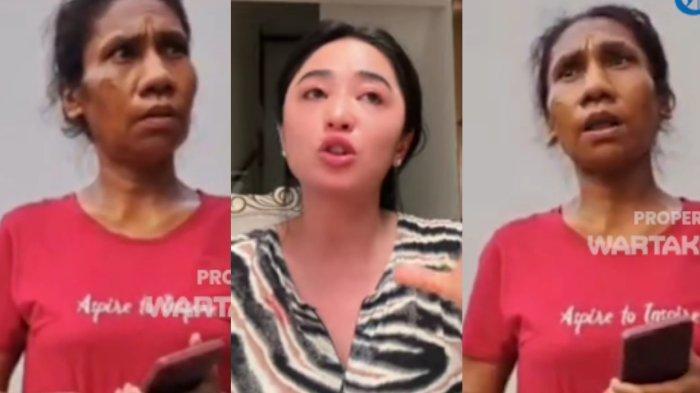 Inilah pengakuan asisten rumah tangga (ART) Dewi Perssik (kanan) soal kabar Ketua RT 06 minta bayaran Rp100 juta terkait sapi kurban Depe (tengah).