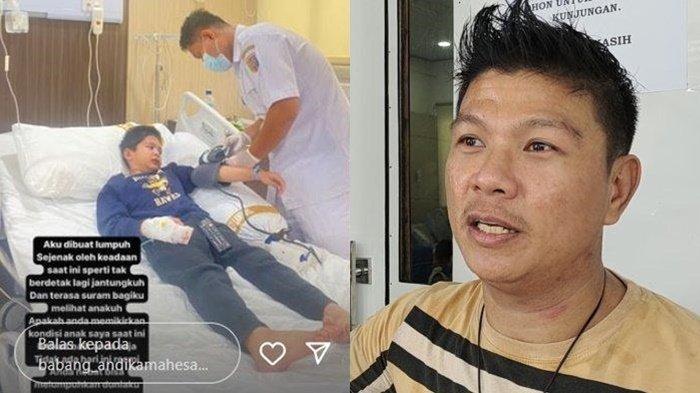Andika Kangen Band atau Andika Mahesa masih menunggu itikad baik wali murid yang bully anak bungsunya, Rabu (15/11/2023).