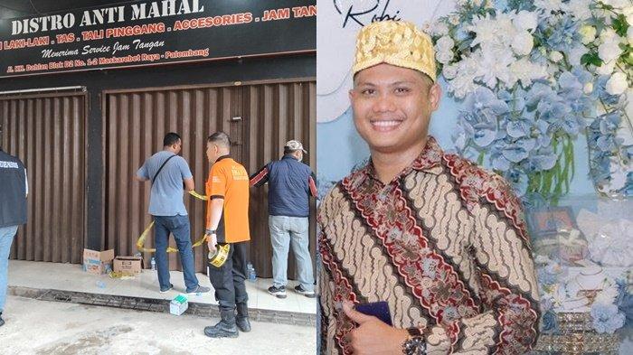 Anton Eka Saputra karyawan koperasi di Palembang yang mayatnya dicor di belakang halaman ruko distro, Rabu (26/6/2024)