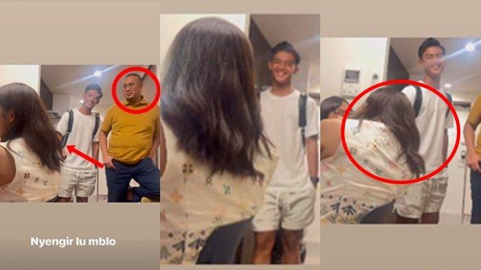 Azizah Salsha malu-malu diminta belajar salim tangan Pratama Arhan.