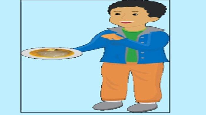 Gambar latihan soal Bahasa Inggris kelas 3 SD Bab 2 semester 1 Kurikulum Merdeka, I Don't Like Rice.