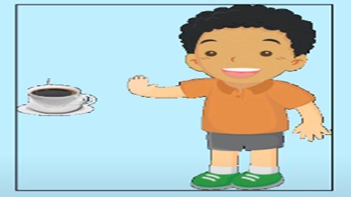 Gambar latihan soal Bahasa Inggris kelas 3 SD Bab 2 semester 1 Kurikulum Merdeka, I Don't Like Rice.