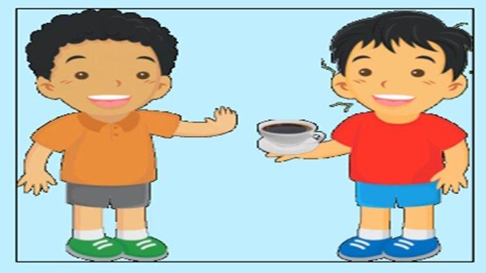 Gambar latihan soal Bahasa Inggris kelas 3 SD Bab 2 semester 1 Kurikulum Merdeka, I Don't Like Rice.