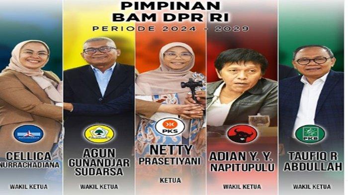 Pimpinan Badan Aspirasi Masyarakat (BAM) DPR RI Periode 2024-2029