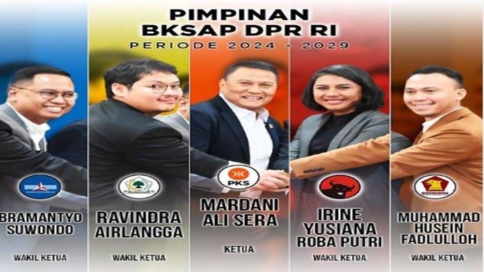 Pimpinan Badan Kerja Sama Antar Parlemen (BKSAP) DPR RI Periode 2024-2029