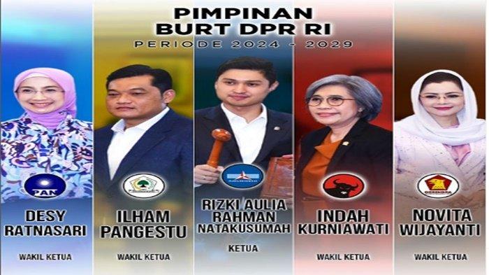 Pimpinan Badan Urusan Rumah Tangga (BURT) DPR RI Periode 2024-2029