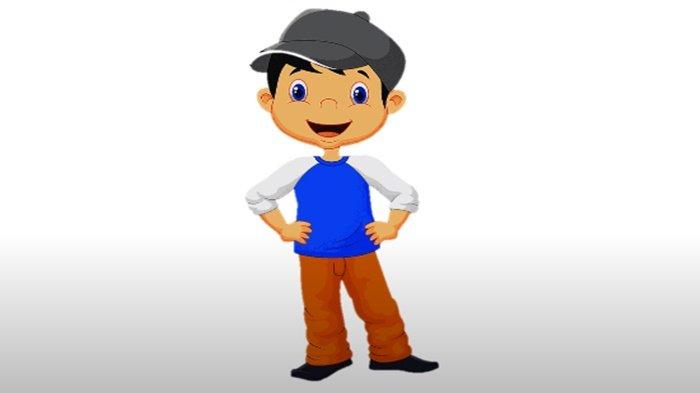 Gambar 20 latihan soal Bahasa Inggris Kelas 1 SD Unit 10 Kurikulum Merdeka, She is Cici and He is Made.