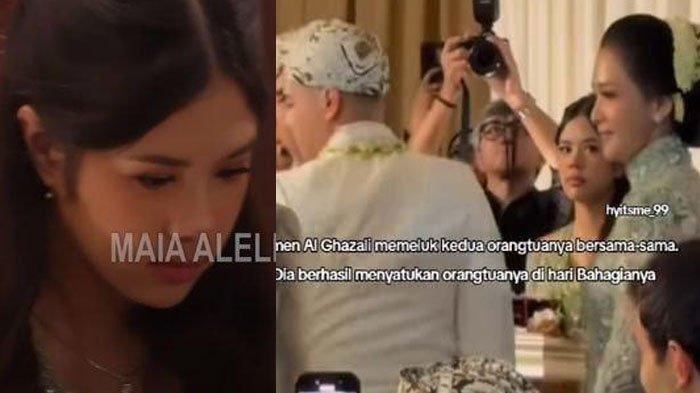 SAFEEA ANAK MULAN: Tangkapan layar sosok Safeea Ahmad dan interaksinya dengan Maia Estianty yang disorot, belakangan postingan Safeea Ahmad anak Mulan Jameela ikut sorotan setelah sosoknya panen hujatan usai acara pernikahan Al Ghazali dan Alyssa Daguise, Rabu (18/6/2025).