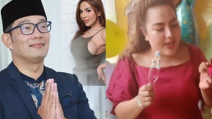 LISA MARIANA DIPERMALUKAN - Kolase foto Ridwan Kamil dan Lisa Mariana. Blak-blakan Bantah Jual Diri, Lisa Mariana Tahan Malu Aib Kelamnya Dikuliti Robby Abbas