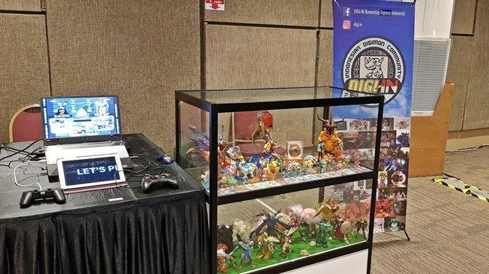 Booth Komunitas Digimon di Event Tanoshii World by Multi Toys pada Tanggal 8-9 Januari 2023 di QBig BSD Tangerang.
