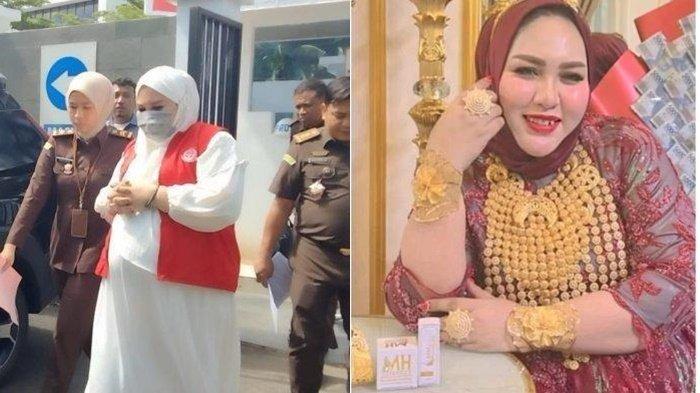PENAMPAKAN MIRA HAYATI: Bos skincare merkuri asal Makassar akhirnya ditahan di Rumah Tahanan Negara (Rutan) Makassar, pada Senin (3/2/2025) siang. Mira diborgol meskipun sedang hamil besar.