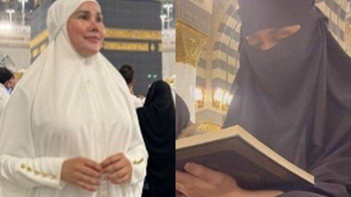 Isa Zega. Bukan Cuma Sekali, Isa Zega 3 Kali Umroh Jadi Wanita