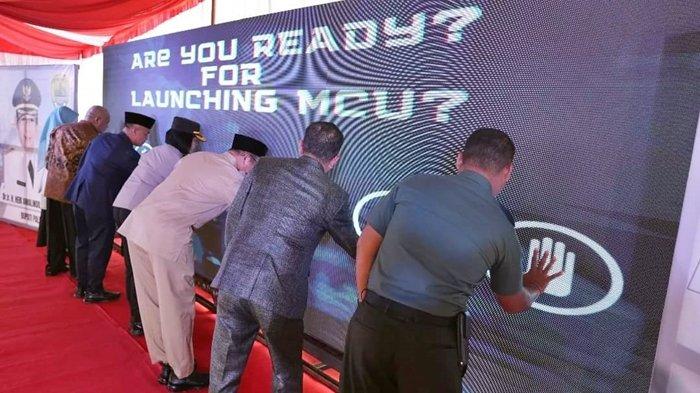 Bupati PALI, Heri Amalindo, me-launching program MCU RSUD Talang Ubi pada Senin (11/12/2023).
