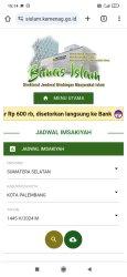 Cara mudah download jadwal imsak dan buka puasa Ramadan 2024/1445 via handphone.