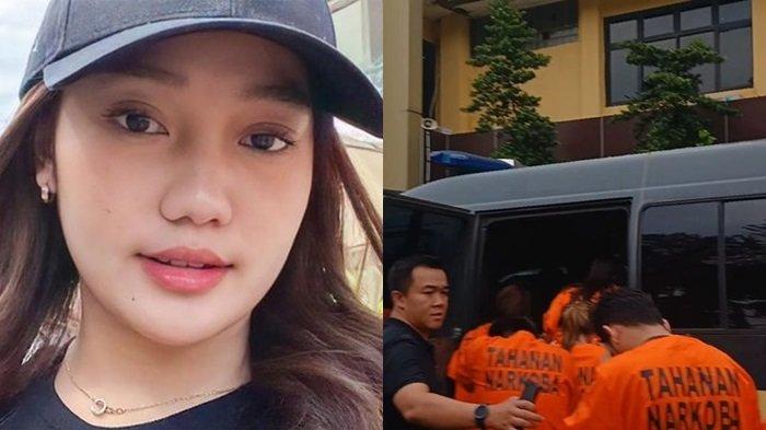 Chandrika Chika digiring ke BNN Jakarta Selatan ajukan rehabilitasi.