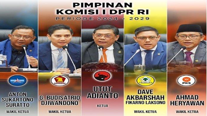 Daftar pimpinan Komisi I DPR RI