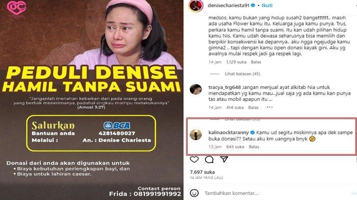 Denise Chariesta dihina miskin oleh Kalina Ocktaranny
