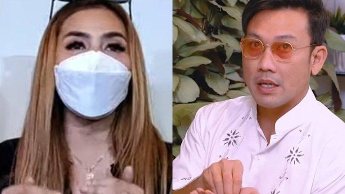 Denny Sumargo (kanan) skakmat Verny Hasan (kiri) yang terlanjur tersinggung.