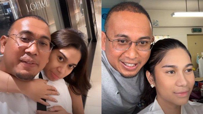 Potret kebersamaan Azizah Salsha (kanan) bersama sang ayah, Andre Rosiade (kiri) sebelum akhirnya dinikahi Pratama Arhan di Jepang.