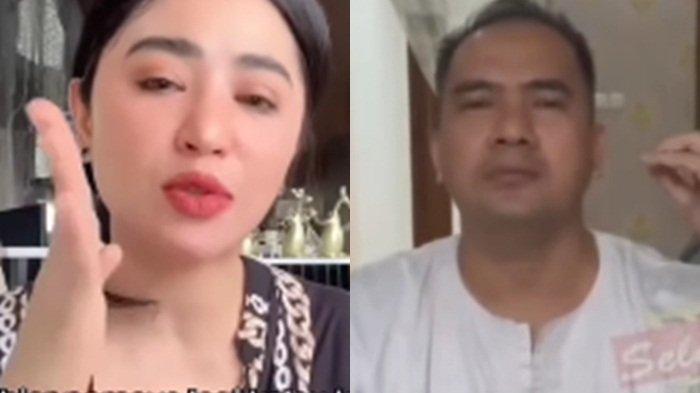 Dewi Perssik (kiri) membalas omongan Saipul Jamil lantaran tak terima diberi saran.