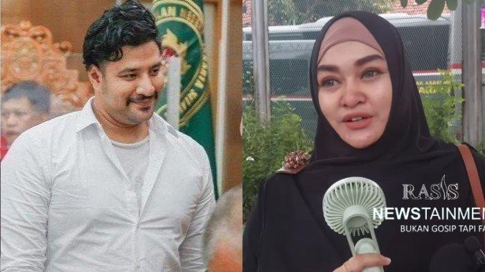 (Kiri) Ammar Zoni dijenguk oleh (kanan) Zeda Salim