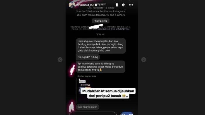 Farel Aditya Ketahuan Bohongi dr Richard Lee soal Utang