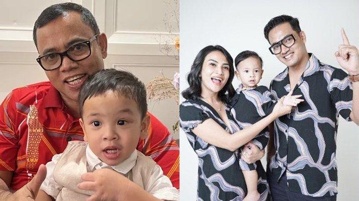 Gala Sky (engah) mulai pertanyakan keberadaan orang tuanya (kanan) hingga membuat Haji Faisal (kiri) kebingungan.