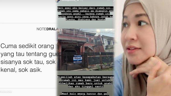 Gunawan Dwi Cahyo lupa kewajiban soal nafkah, Okie Agustina jual rumah