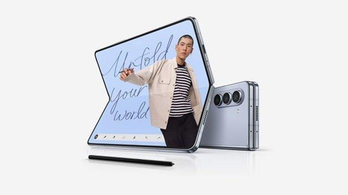 HP Lipat Samsung Galaxy Z Fold 5 rilis di Indonesia, Kamis (27/7/2023).