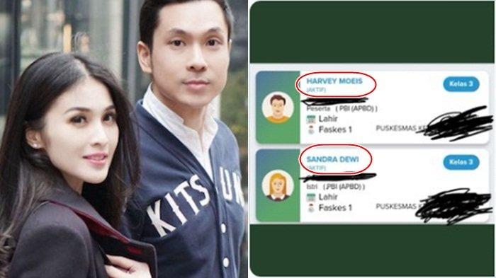 Kartu BPJS Sandra Dewi dan Harvey Moeis (kanan), Harvey Moeis dan Sandra Dewi Ketahuan Pakai BPJS Kelas 3