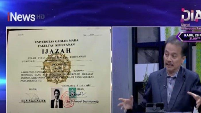 ROY SURYO BEREAKSI - Tangkapan layar YouTube I News TV Jumat (23/5/2025). Ijazah Jokowi disebut asli, Roy Suryo berani sindir Bareskrim Polri