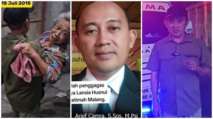 SOSOK ARIEF CAMRA - Inilah sosok Arief Camra, pemilik Griya Lansia Khusnul Khatimah yang viral rutin tampung lansia terlantar. Arief punya aturan tegas untuk anak yang buang ortu.