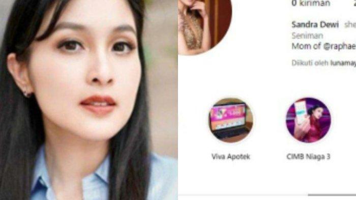 Instagram Sandra Dewi aktif lagi, isinya mengejutkan