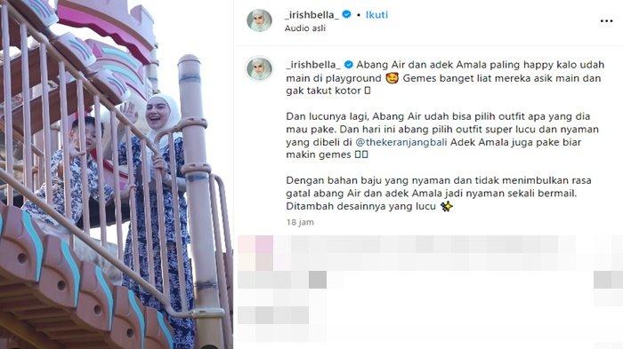 Irish Bella sibuk membahagiakan anaknya di tengah kasus narkoba Ammar Zoni