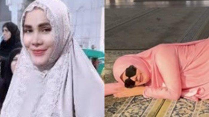 Isa Zega. Isa Zega Sebut Alasan Umroh Pakai Pakaian Syari karena Ibadah