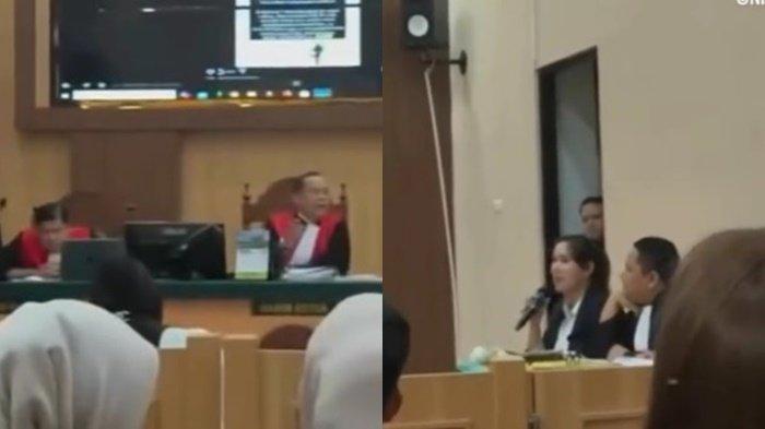 ISA ZEGA NGAMUK - Tangkapan layar Instagram Ratu Nyinyir Official Rabu (16/4/2025). Isa Zega ngamuk dipersidangan karena dipanggil Sahrul